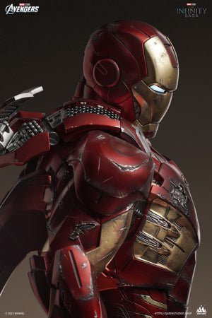 Iron Man Mark VII 1/3 Scale Statue - Battle Damaged Version