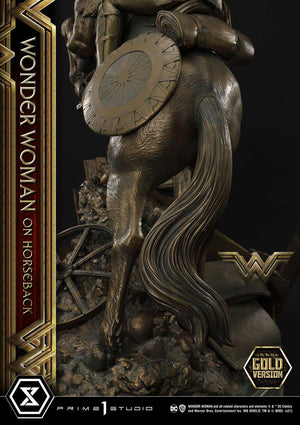 Wonder Woman on Horse Gold